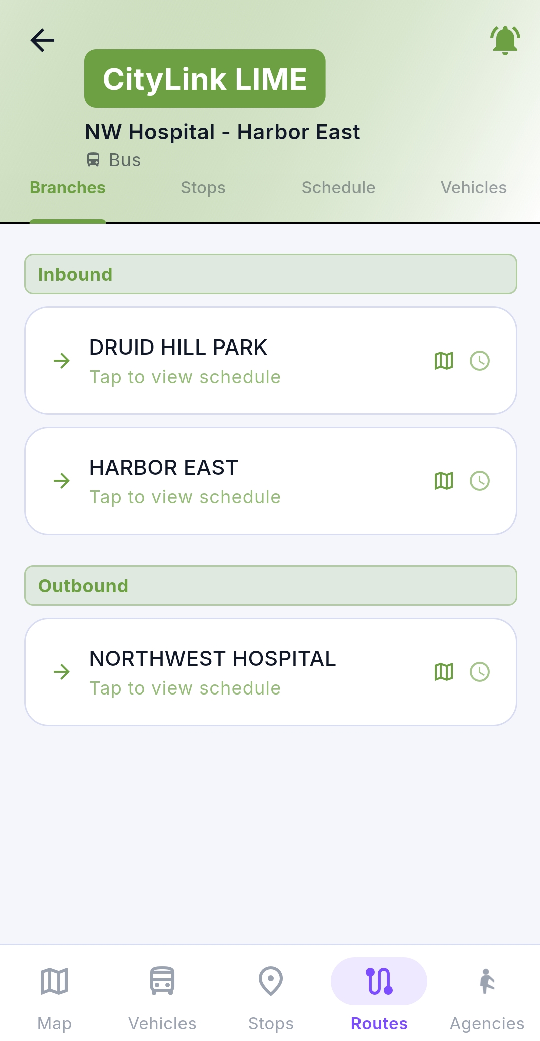 Route page